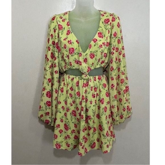 Show Me Your Mumu cut out floral dress - Picture 4 of 7